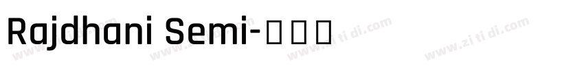 Rajdhani Semi字体转换